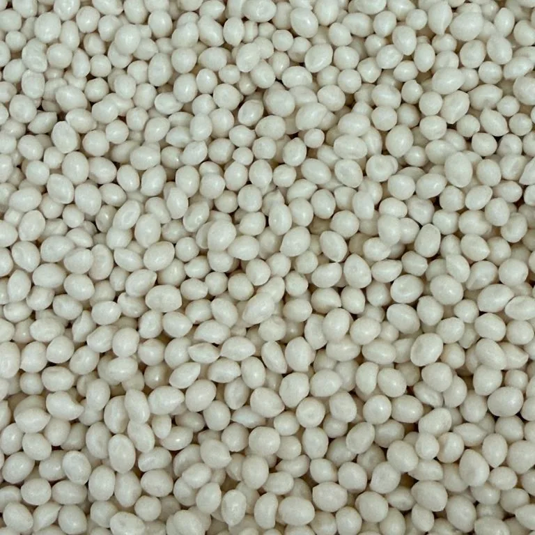 Granulat aus Biokunststoff, Ausgangsmaterial der Produktion